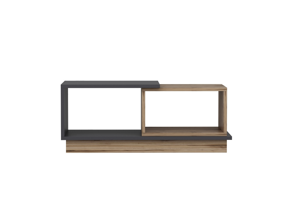 Houten salontafel "Consept" - 90 x 45 x 36 cm - Antracietgrijs