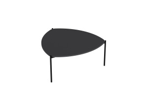 Houten salontafel "Lenny" - 90 x 89 x 40 cm - Antraciet