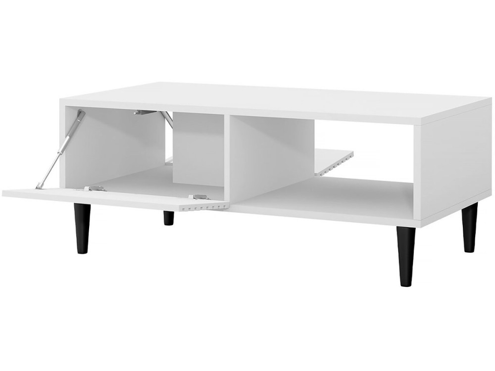 Salontafel "Nakomo" - 100 x 41 x 52 cm - Wit
