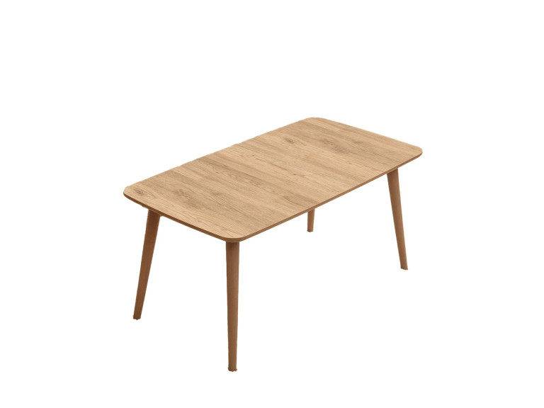 Luci" houten salontafel 100 x 53 x 45 cm - Eik