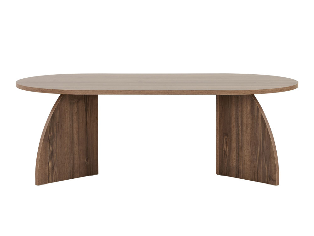 Houten salontafel "Melina" 120 x 60 x 40 cm - Notelaar