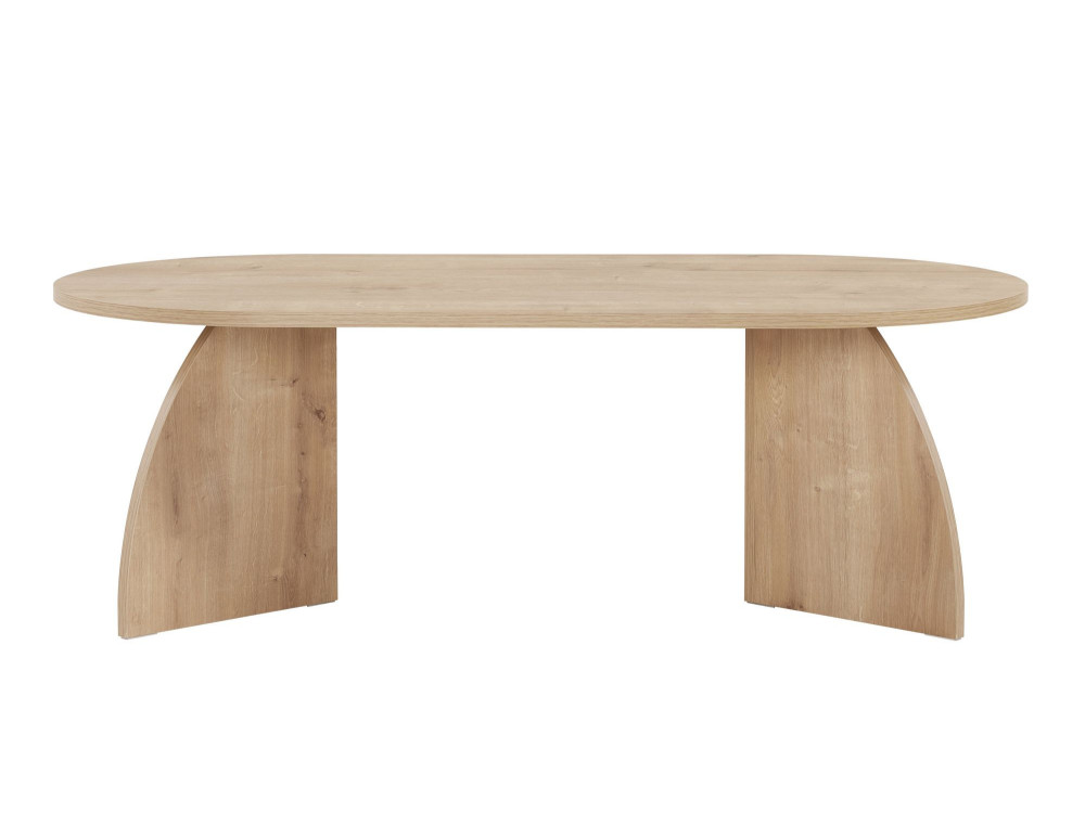 Houten salontafel "Melina" 120 x 60 x 40 cm - Saffier eik