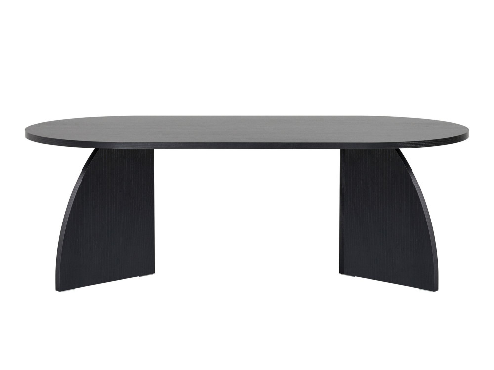 Houten salontafel "Melina" 120 x 60 x 40 cm - Zwart hout