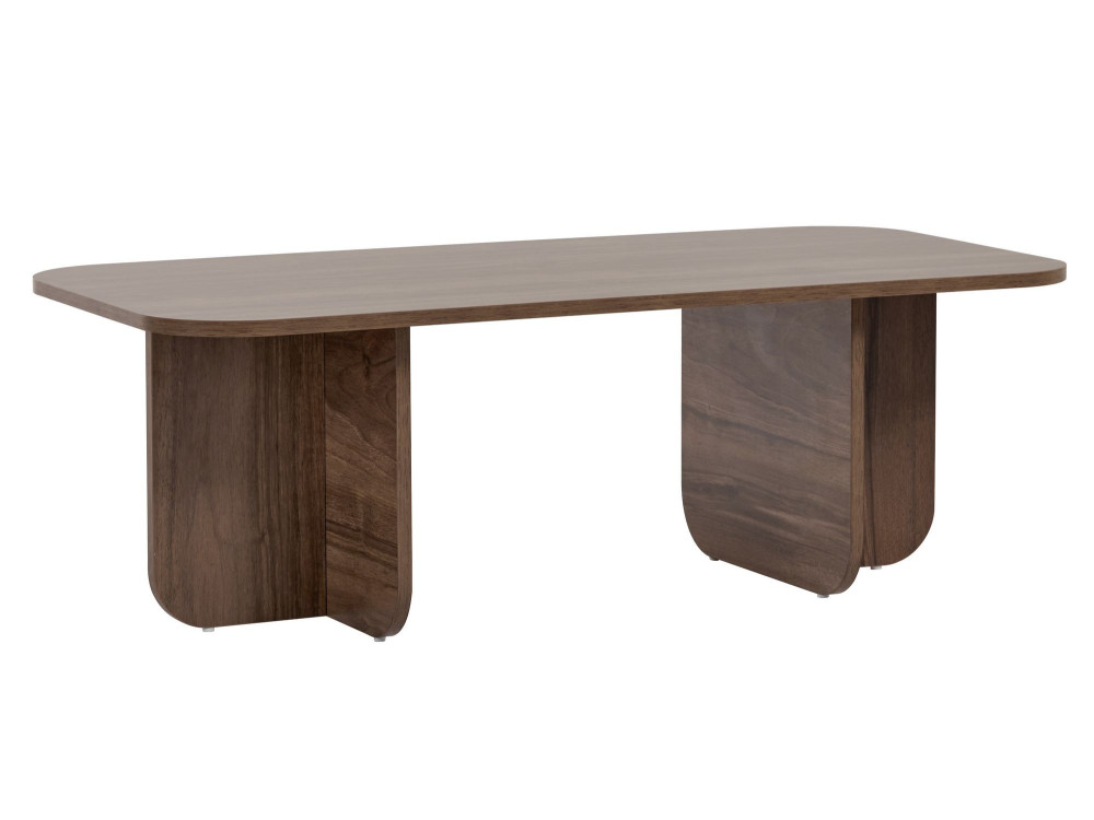 Houten salontafel "Akira" 120 x 60 x 41 cm - Notelaar