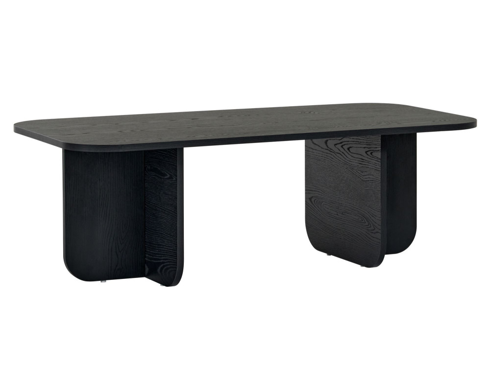 Houten salontafel "Akira" 120 x 60 x 41 cm - Zwart hout