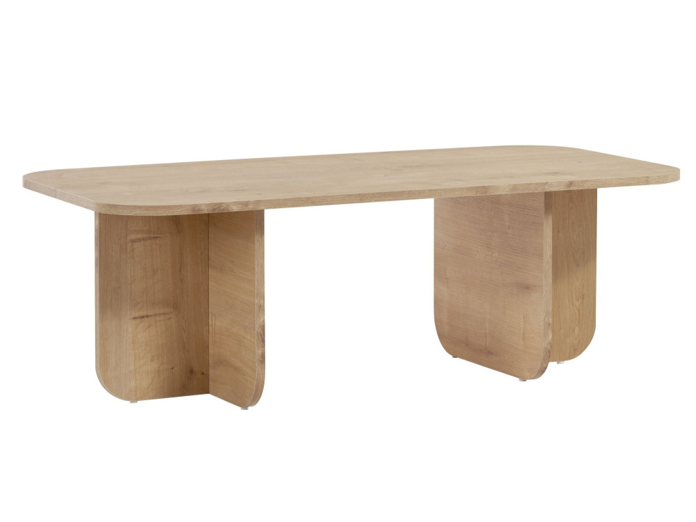 Houten salontafel "Akira" 120 x 60 x 41 cm - Saffier eik