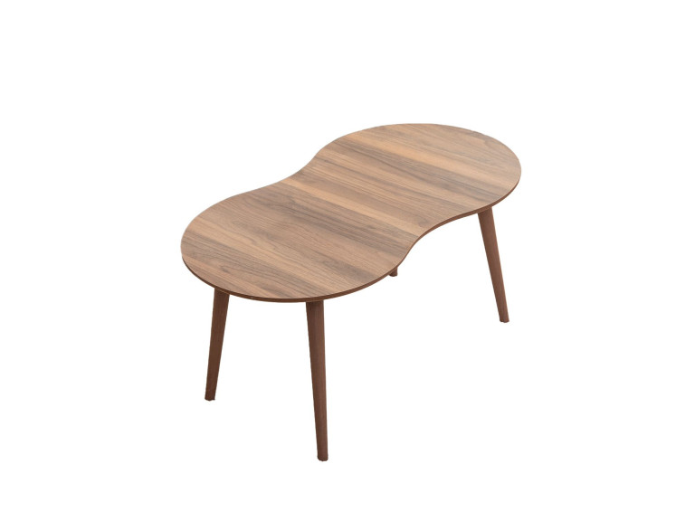 Houten salontafel Moon 99 x 54 x 45 cm - Notelaar