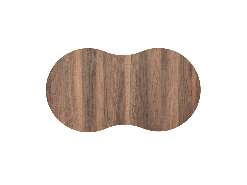 Houten salontafel Moon 99 x 54 x 45 cm - Notelaar
