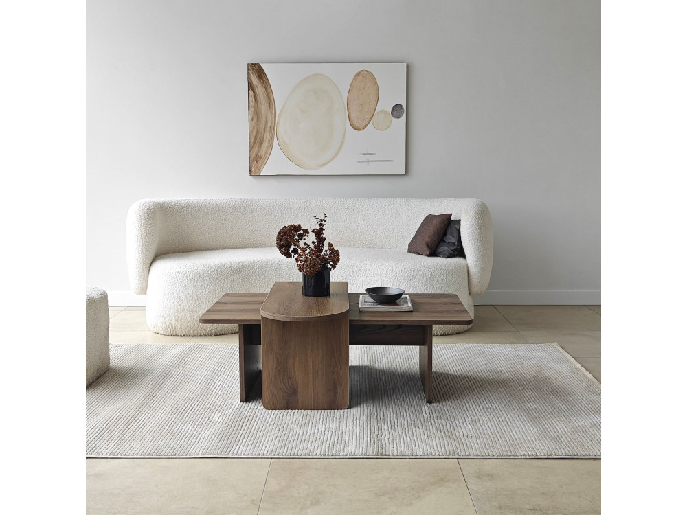 Paris" houten salontafel set 105 x 60 x 35 cm - Brons