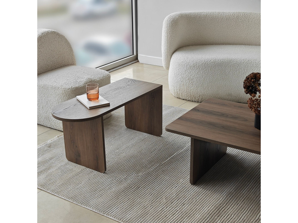 Paris" houten salontafel set 105 x 60 x 35 cm - Brons