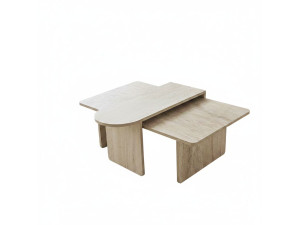 Paris" houten salontafel set 105 x 60 x 35 cm - Brons