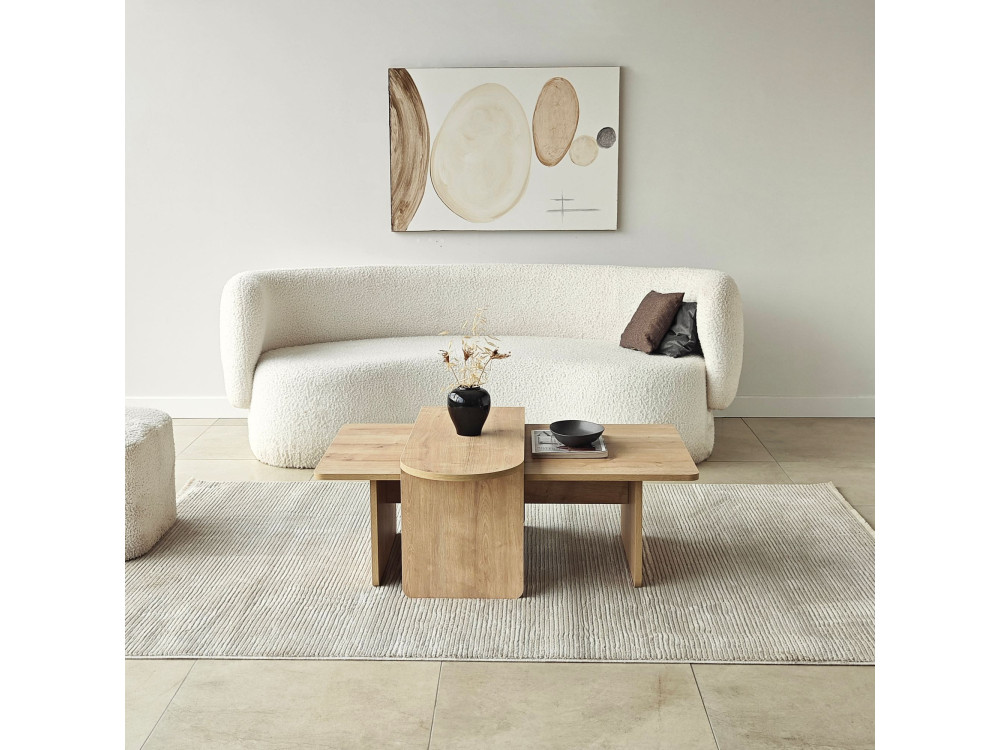Paris" houten salontafel set 105 x 60 x 35 cm - Brons