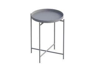 Metalen salontafel "Sheby" 46 x 46 x 56 cm - Grijs