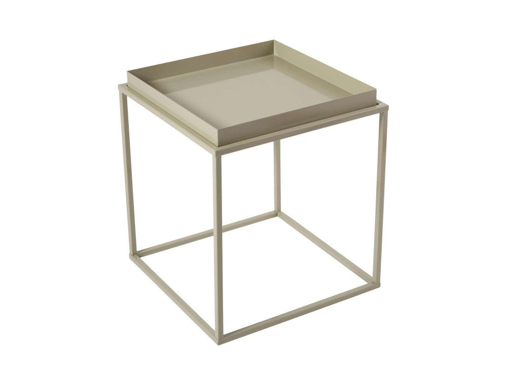 Metalen salontafel "Koala" 45 x 45 x 52 cm - Taupe