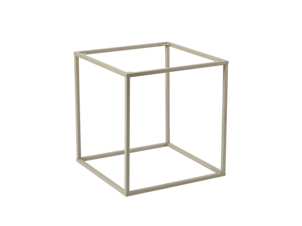 Metalen salontafel "Koala" 45 x 45 x 52 cm - Taupe