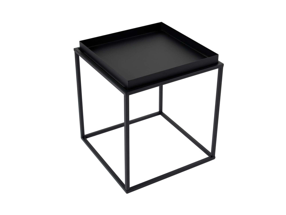 Metalen salontafel "Koala" 45 x 45 x 52 cm - Zwart