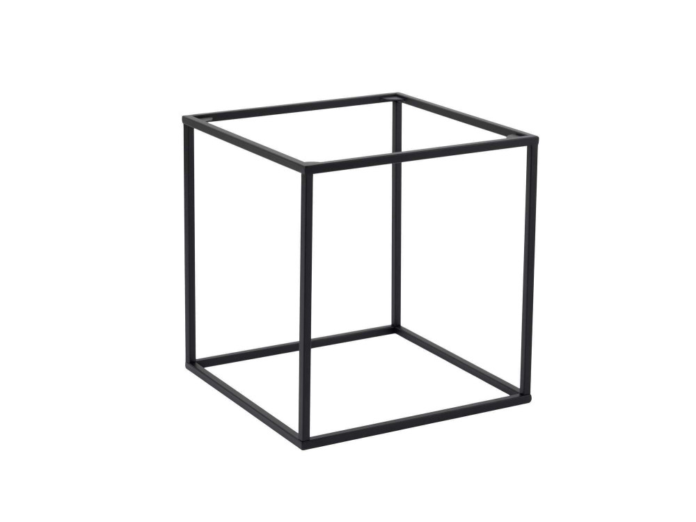 Metalen salontafel "Koala" 45 x 45 x 52 cm - Zwart