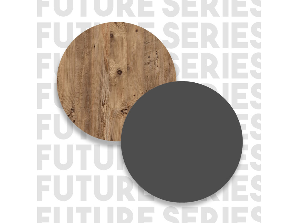 Frew" houten salontafel - 90 x 60 x 28 cm - Bruin