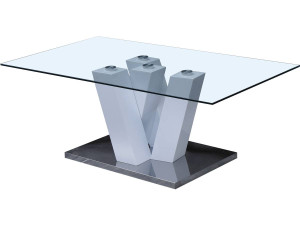 Salontafel "Gaya" - 110 x 60 x 40 cm - Wit gelakt
