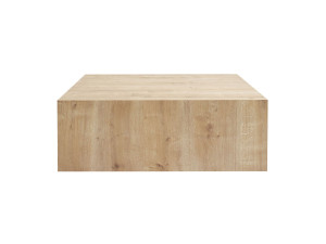 Prizma" MDF salontafel - 90 x 90 x 35 cm - Saffier Eik