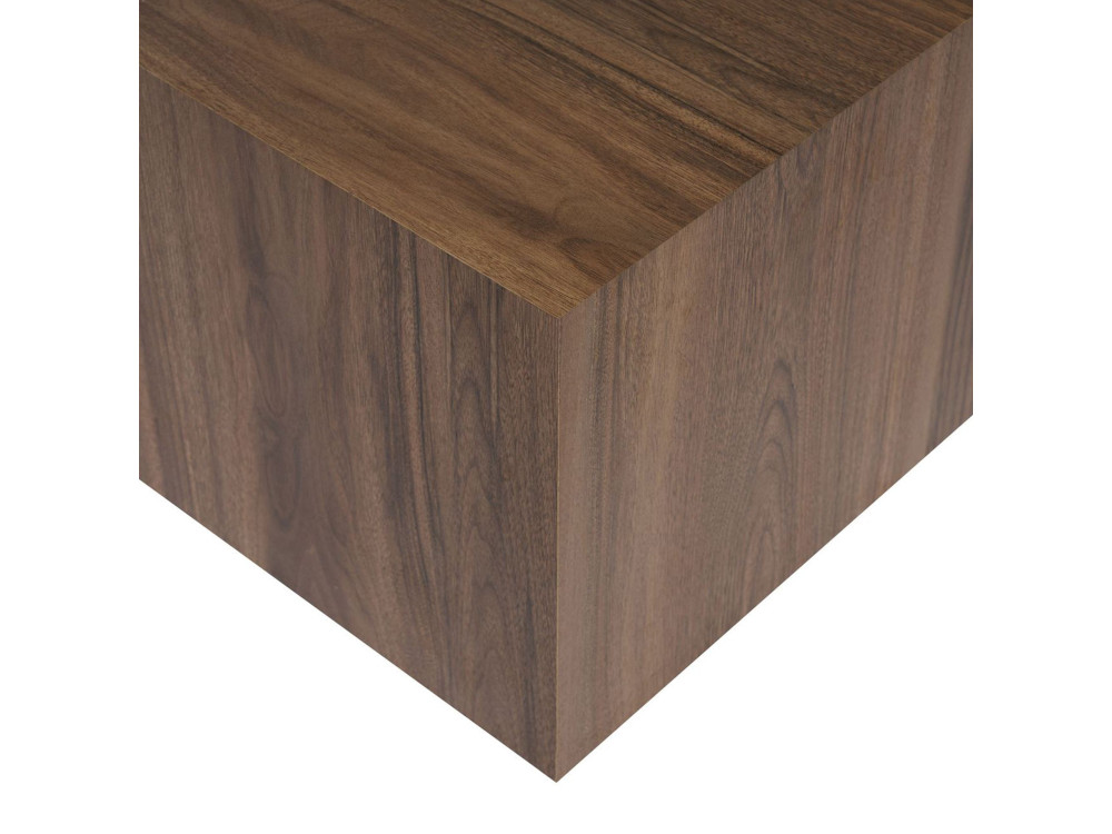 MDF salontafel "Prizma" - 90 x 90 x 35 cm - Notelaar