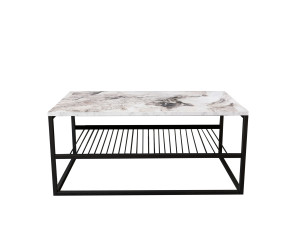 Houten salontafel "Asude" - 95 x 55 x 42 cm - Wit