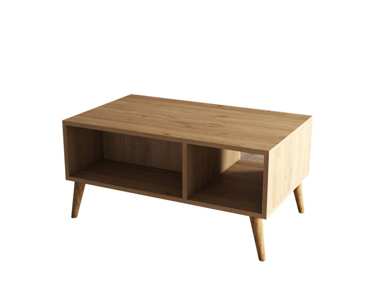 Houten salontafel "Exxen" - 90 x 41 x 54 cm - Bruin