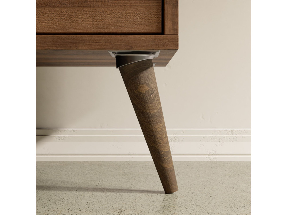 Houten salontafel "Exxen" - 90 x 41 x 54 cm - Antracietgrijs