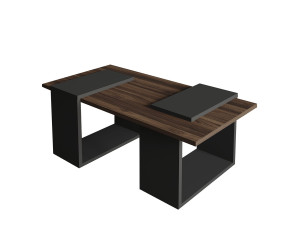 Houten salontafel "Matris" - 90 x 46 x 37 cm - Bruin