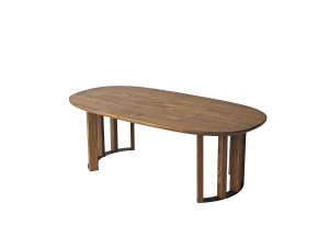 Houten salontafel "Elysia" - 120 x 60 x 40 cm - Bruin