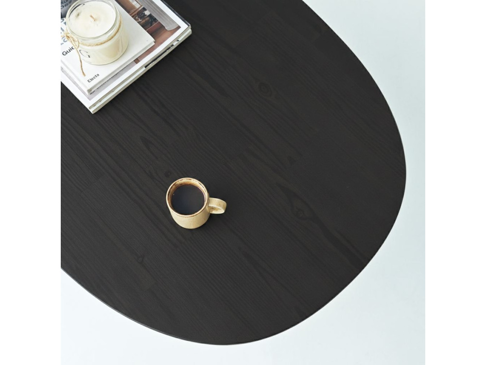 Houten salontafel "Elysia" - 120 x 60 x 40 cm - Zwart