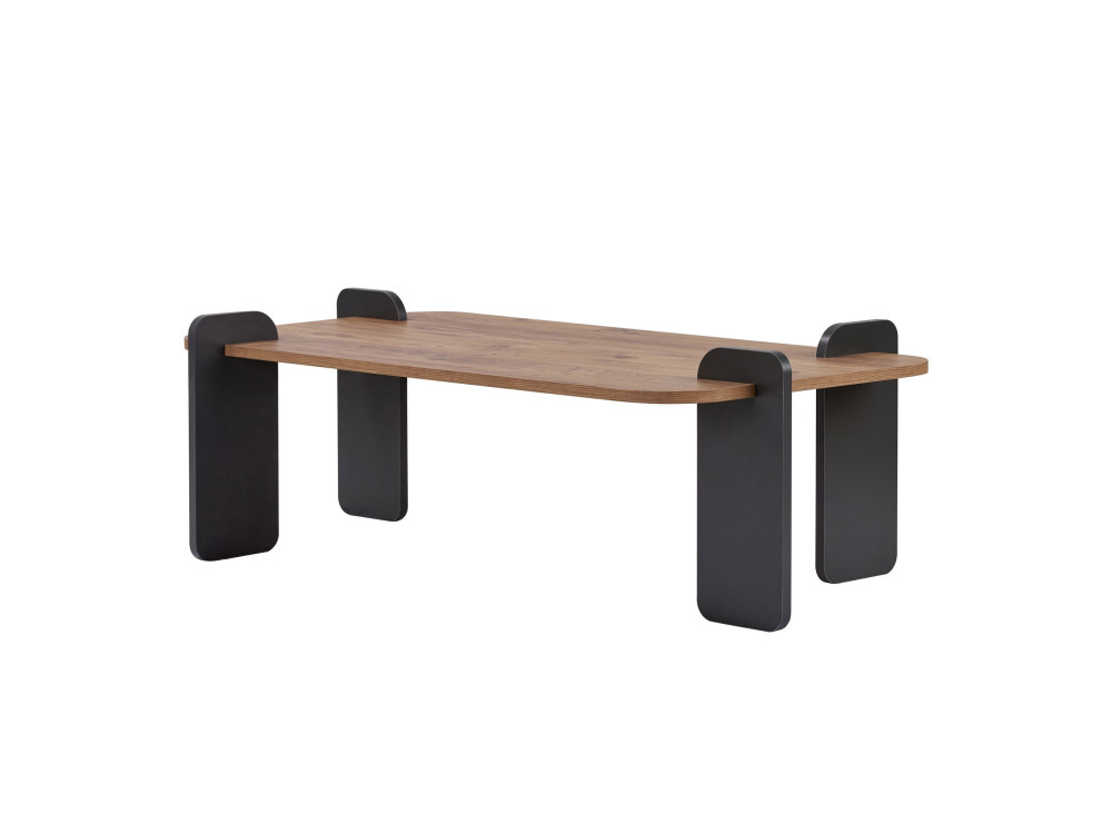 Houten salontafel "Renard" - 120 x 60 x 35 cm - Lichtbruin