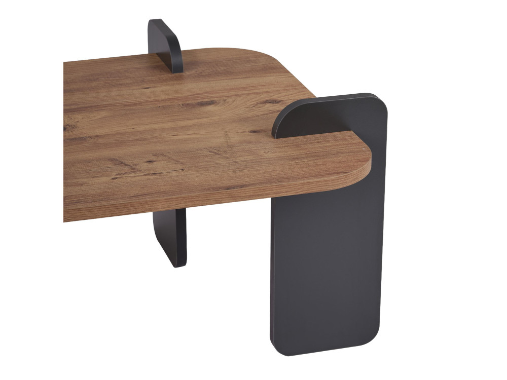 Houten salontafel "Renard" - 120 x 60 x 35 cm - Lichtbruin