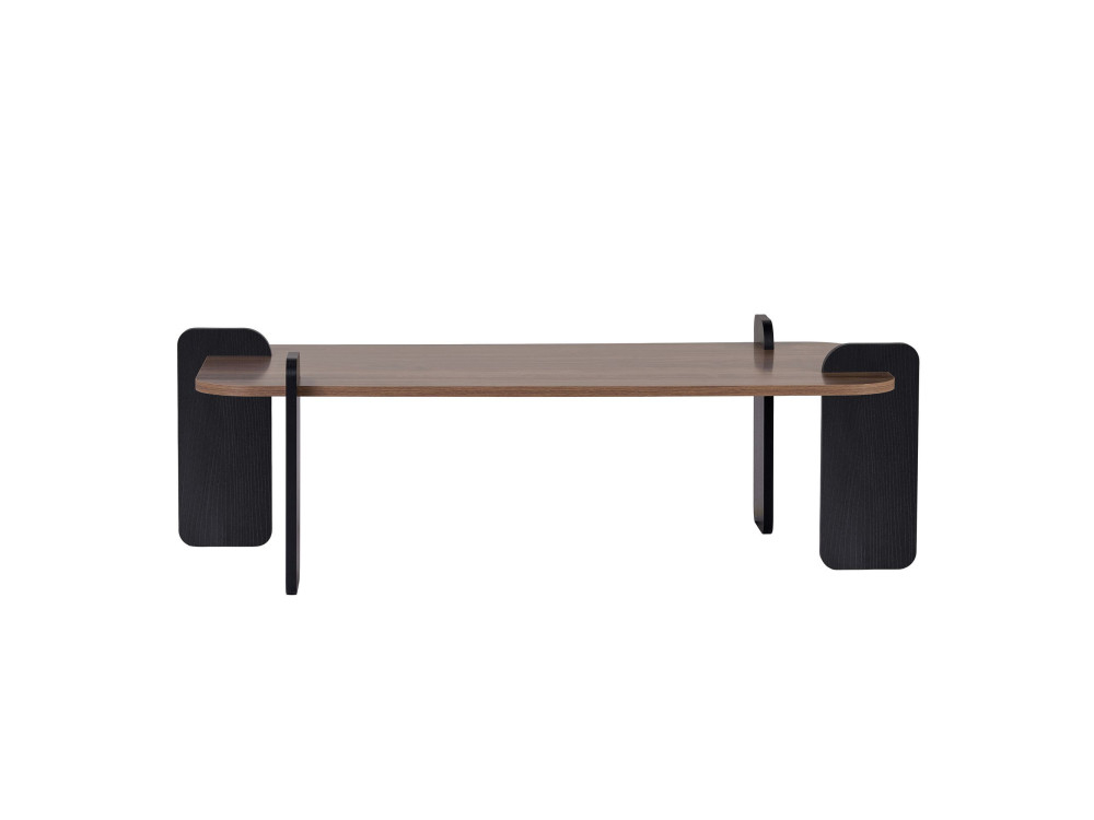 Houten salontafel "Renard" - 120 x 60 x 35 cm - Bruin