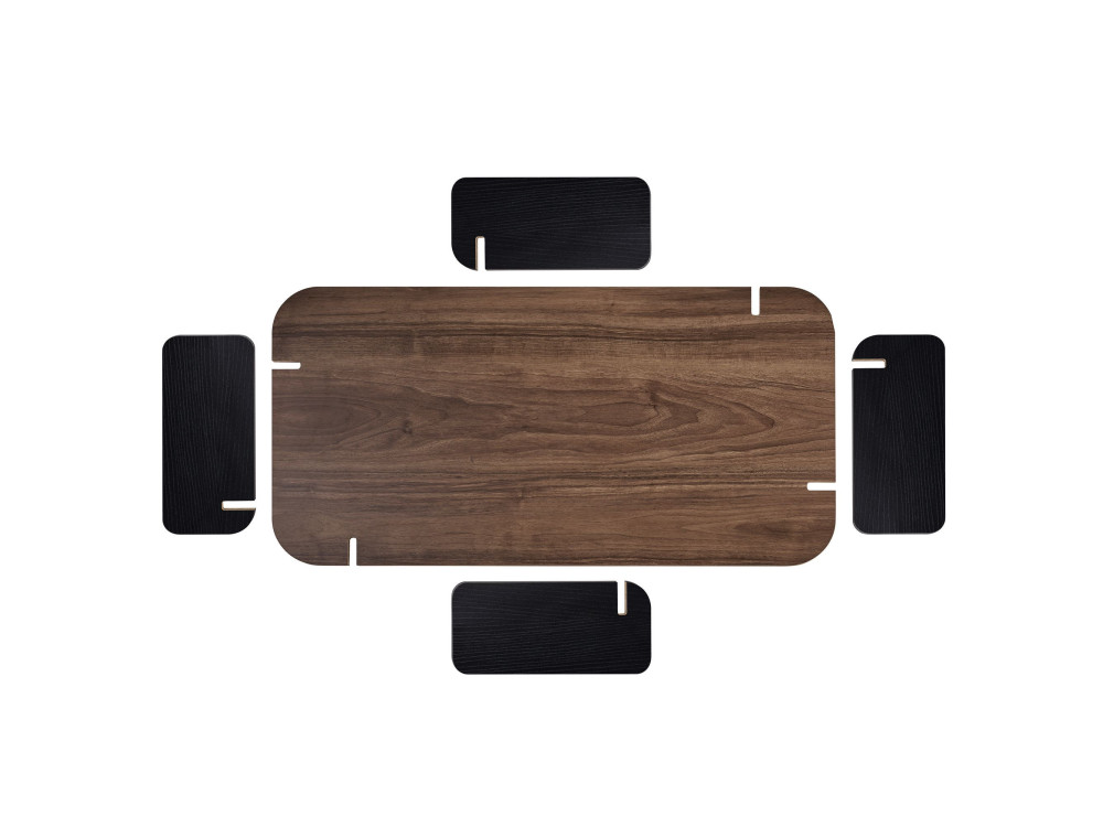 Houten salontafel "Renard" - 120 x 60 x 35 cm - Bruin