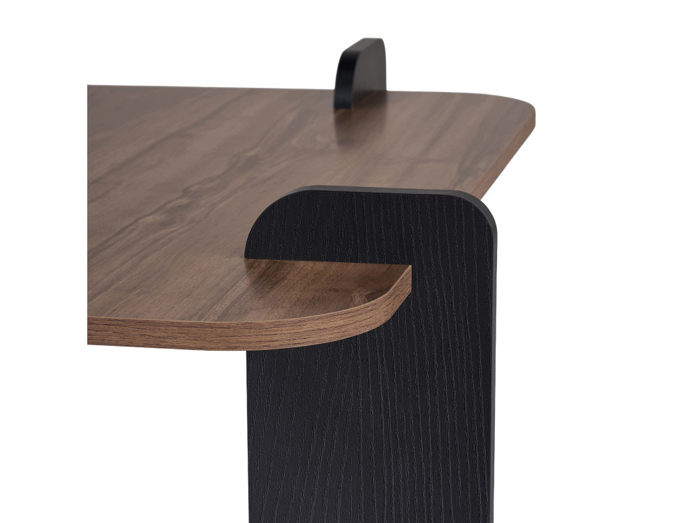 Marais" houten salontafel - 90 x 90 x 35 cm - Bruin