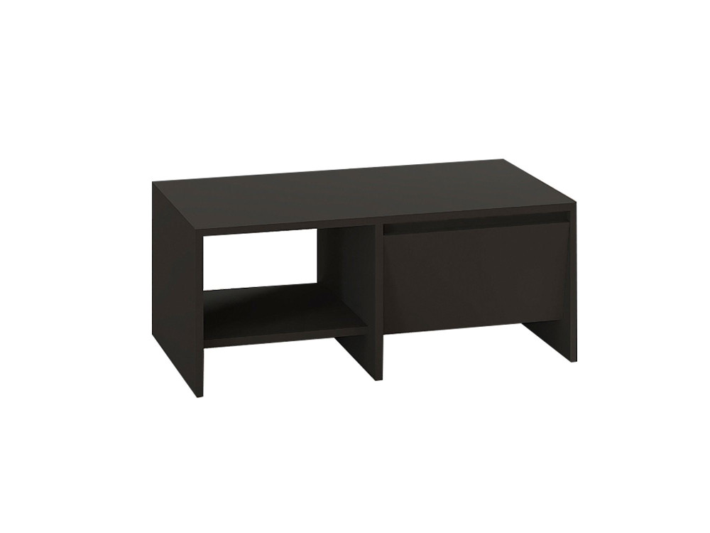 Houten salontafel "Laris" - 90 x 45 x 35 cm - Antracietgrijs