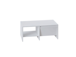 Houten salontafel "Laris" - 90 x 45 x 35 cm - Wit