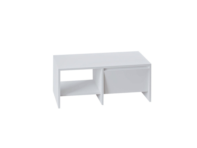 Houten salontafel "Laris" - 90 x 45 x 35 cm - Wit