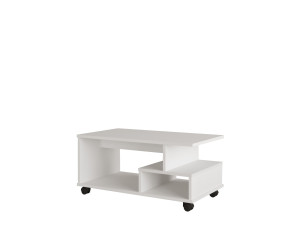 MIN9" houten salontafel - 90 x 51 x 42 cm - Wit