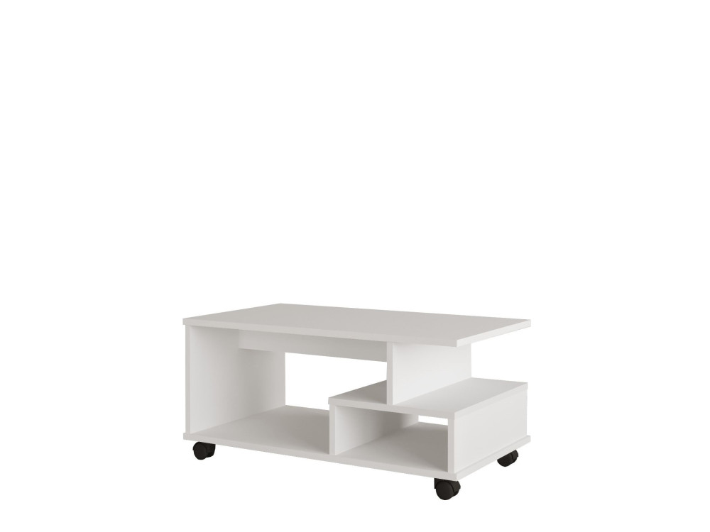 MIN9" houten salontafel - 90 x 51 x 42 cm - Wit