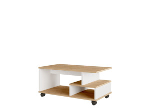 MIN9" houten salontafel - 90 x 51 x 42 cm - Wit