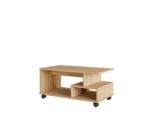 MIN9" houten salontafel - 90 x 51 x 42 cm - Beige