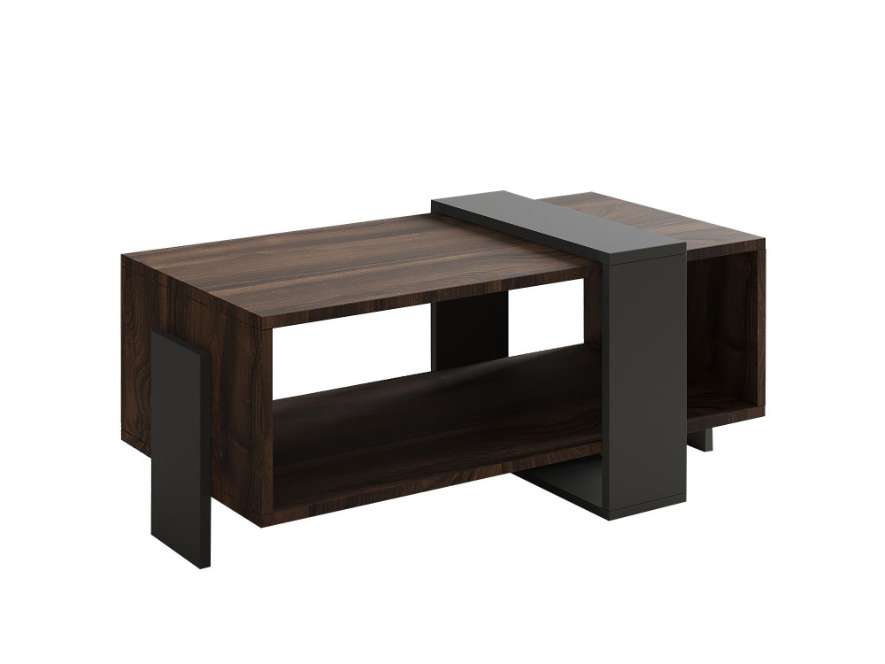 Houten salontafel "Meleni" - 90 x 49 x 40 cm - Bruin