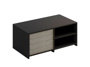 Gord" houten salontafel set - 90 x 45 x 44.1 cm - Antraciet