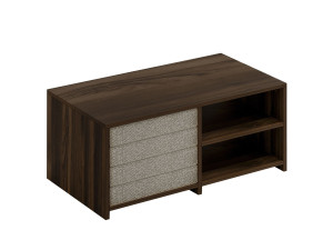 Gord" houten salontafel - 90 x 45 x 44 cm - Bruin