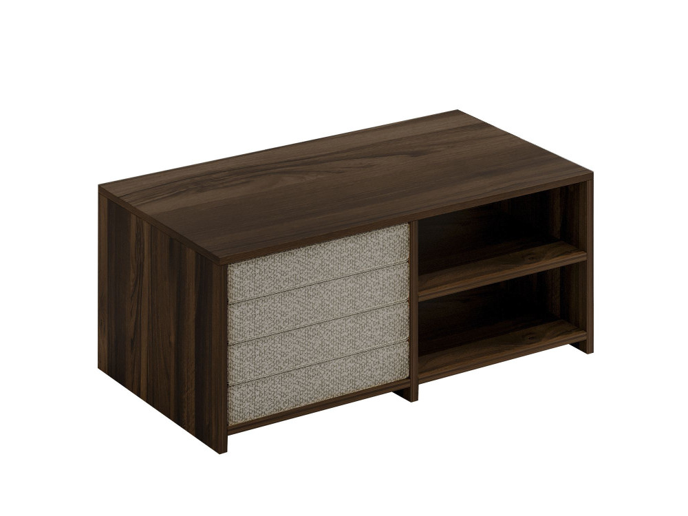 Gord" houten salontafel - 90 x 45 x 44 cm - Bruin