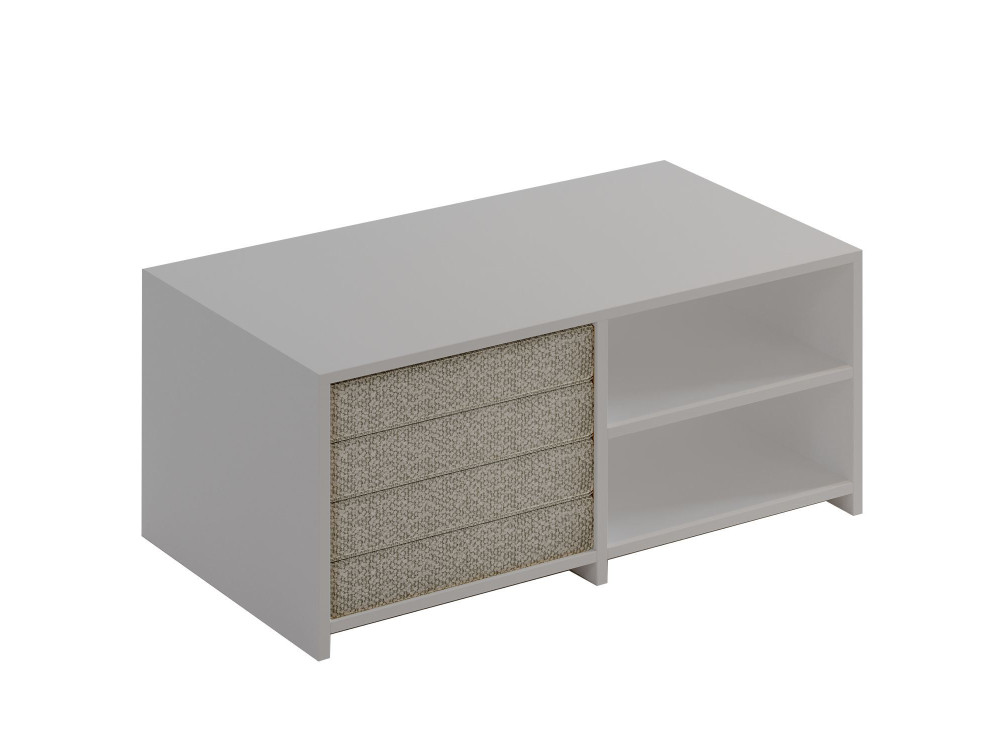 Houten salontafel "Gord" - 90 x 45 x 44 cm - Wit