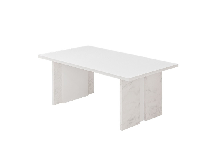 Houten salontafel "Ravello" - 90 x 50 x 40 cm - Wit