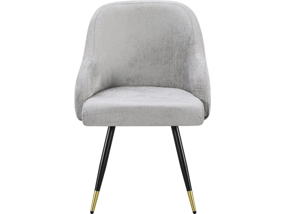 Set van 2 stoffen stoelen "Harmony" - 54 x 57 x 90 cm - Beige
